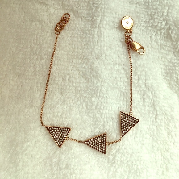 Michael Kors Jewelry - Michael Kors rose gold rhinestone bracelet